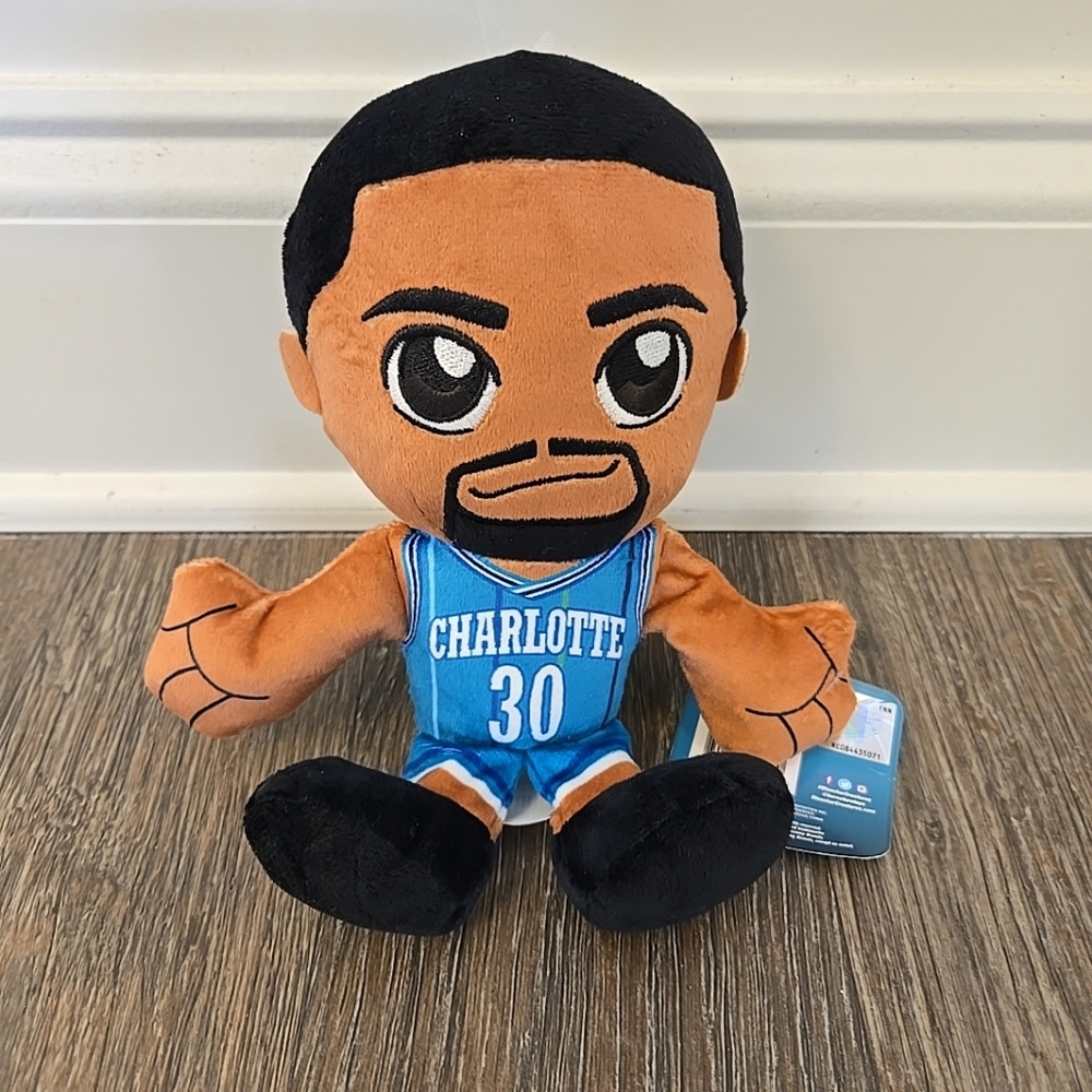 Charlotte Hornets Dell Curry 8" Kuricha Sitting Plush